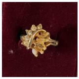 Lot of 4 Vintage Costume Jewelry Rings