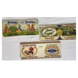 Vintage Vegetable Label Postcards 1st Lot