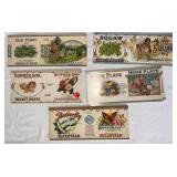 Vintage Vegetable Label Postcards 2nd Lot