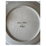 Vintage Shafford Porcelain Cup and Snack Plate Set of 8