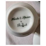 Vintage Shafford Porcelain Cup and Snack Plate Set of 8