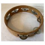 Vintage Wooden Tambourine