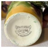 Vintage Ditmar Urbach Art Pottery Pitcher and Glasses from Czechoslovakia