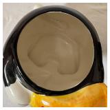 Vintage CKAO Black and White Cat Cookie Jar