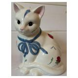 Lenox "Poppies on Blue" Cat Cookie Jar