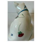 Lenox "Poppies on Blue" Cat Cookie Jar
