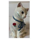 Lenox "Poppies on Blue" Cat Cookie Jar