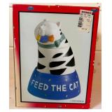 Vintage Coco Dowley "Feed the Cat" Cat Cookie Jar