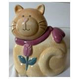 Vintage Treasure Craft Cat Cookie Jar by Susan Marie
