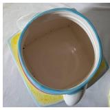 Vintage Cat Cookie Jar with a "C"