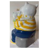Vintage Ceramic Cat and Kitten Cookie Jar