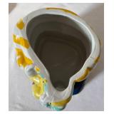 Vintage Ceramic Cat and Kitten Cookie Jar