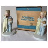 Pair of "Bedtime" Figurines by Frances Hook