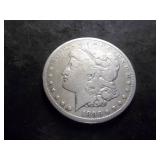 1890 CC Morgan Silver Dollar