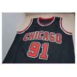 Dennis Rodman Signed Bulls Jersey - Beckett Authenticated