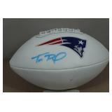 Tom Brady Signed Team Logo Football - Big Time Sports Authenticated