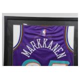 Framed Jersey Signed by Lauri Markkanen - PSA Authenticated