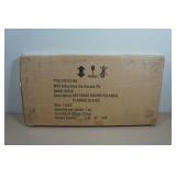 Dry Erase Weekly Meal Planner Board - 11"x24" Black