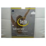 Serta Memory Flex Soft Queen 2" Pillow Mattress Topper
