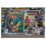 Comic Books - Mister Miricle, Rebels. New Titans, Fightin