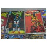 DC Comic Books - Damage, Death Stroke, Hawkman