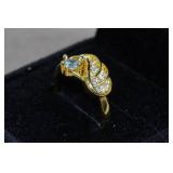 Gold Tone Ring - Size 9
