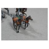 Vintage Painted Lead Soldiers and Horses