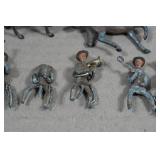 Vintage Painted Lead Soldiers and Horses