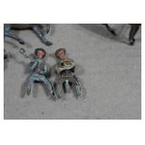 Vintage Painted Lead Soldiers and Horses