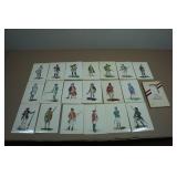 Vintage Soldiers of the American Revolution Post Cards