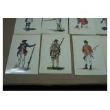 Vintage Soldiers of the American Revolution Post Cards