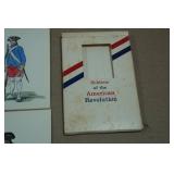Vintage Soldiers of the American Revolution Post Cards