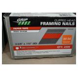 Clipped Head Framing Nails - 3"x.131"