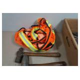 Assorted Tools and Hi-Viz Vest