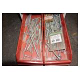 Storage Cabinet with Assorted Hardware