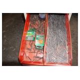 Storage Cabinet with Assorted Hardware