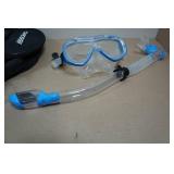 Cressi Adult Rondine Palau Fin Snorkel Set - Fin Size S/M