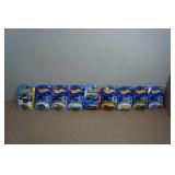 Hot Wheels - English - Meyers, Mini Cooper, Anglia Panel, Jaguar D-Type