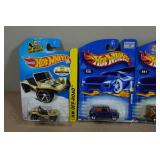 Hot Wheels - English - Meyers, Mini Cooper, Anglia Panel, Jaguar D-Type