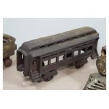 Vintage Cast Iron Cars and Train