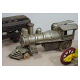 Vintage Cast Iron Cars and Train