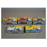 *5* Deluxe Plastic 1:43 Scale Model Cars