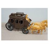 Vintage Stagecoach Toy Set