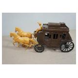 Vintage Stagecoach Toy Set