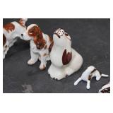 Miniature Ceramic Dog Figurines