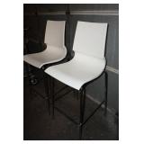 Set of Two Contemporary Bar Stools