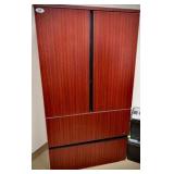 filing cabinet w/bookshelf