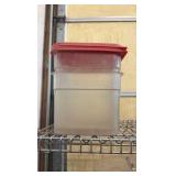 two containers with lids