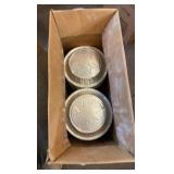 extra deep pipe pans, 8 inch