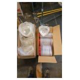 Large foil heart pan with clear top